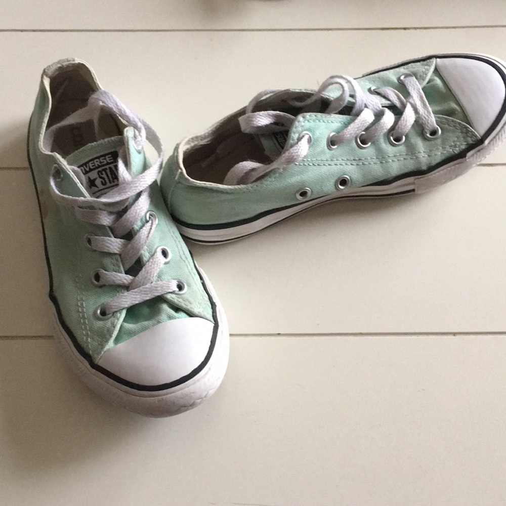 [Converse] Mint Green Low Too Youth Size 1